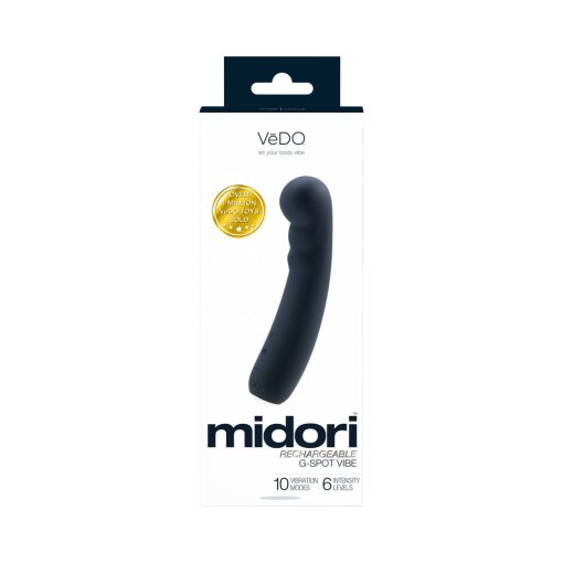 Vedo Midori Rechargeable G-Spot Vibe Just Black - Image 5