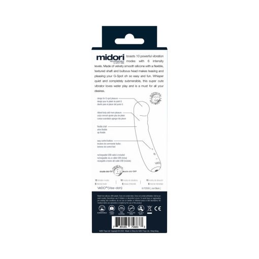 Vedo Midori Rechargeable G-Spot Vibe Just Black - Image 8