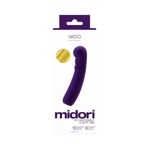Vedo Midori Rechargeable G-Spot Vibe Deep Purple - Image 5