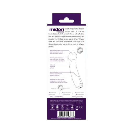 Vedo Midori Rechargeable G-Spot Vibe Deep Purple - Image 8