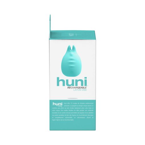 Vedo Huni Rechargeable Finger Vibe Tease Me Turquoise - Image 6