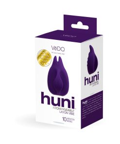 Vedo Huni Rechargeable Finger Vibe Deep Purple