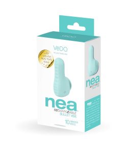 Vedo Nea Rechargeable Finger Vibe Tease Me Turquoise