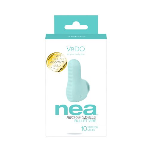 Vedo Nea Rechargeable Finger Vibe Tease Me Turquoise - Image 5