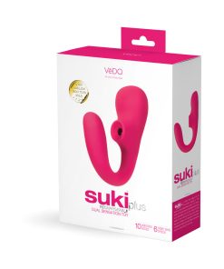 Vedo Suki Plus Rechargeable Dual Sonic Vibe Foxy Pink