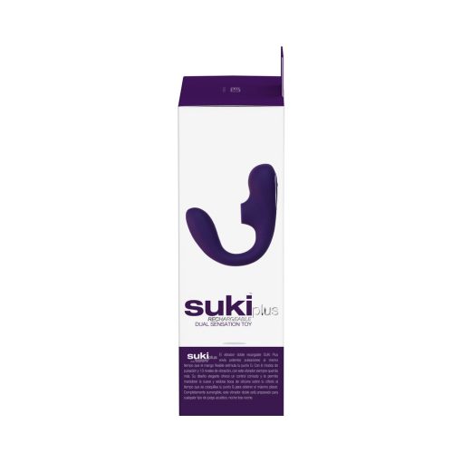 Vedo Suki Plus Rechargeable Dual Sonic Vibe Deep Purple - Image 6