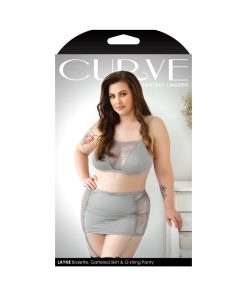 Fantasy Lingerie Curve Layne Lace Panel Bralette