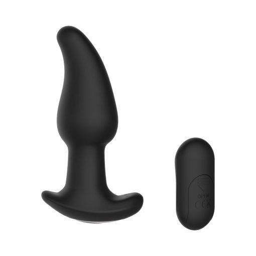 Gender Fluid Twirler Anal Vibe With Remote Silicone Black - Image 9