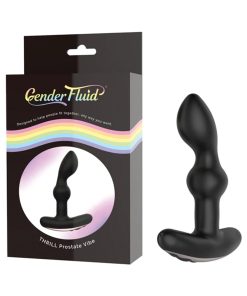 Gender Fluid Thrill Anal Vibe Silicone Black