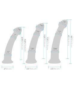 Lux Fetish Size Up 3-Piece Dildo & Harness Pegging Training Set