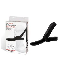 Lux Fetish The Original Facilitator Chin Strap-On Black