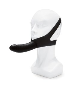 Lux Fetish The Original Facilitator Chin Strap-On Black