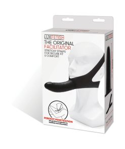 Lux Fetish The Original Facilitator Chin Strap-On Black