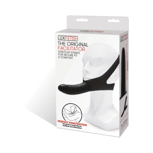 Lux Fetish The Original Facilitator Chin Strap-On Black - Image 8