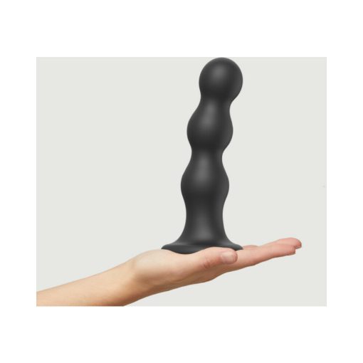 Strap-On-Me Hybrid Collection Silicone Dildo Plug Balls Black Xl - Image 2