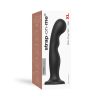 Strap-On-Me Hybrid Collection Silicone Dildo Plug P&G Black Xl