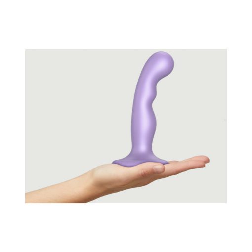 Strap-On-Me Hybrid Collection Silicone Dildo Plug P&G Metallic Lilac S - Image 2