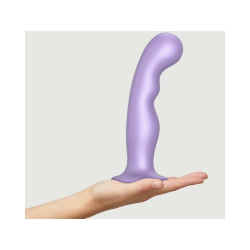 Strap-On-Me Hybrid Collection Silicone Dildo Plug P&G Metallic Lilac Xxl - Image 2