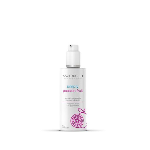Simply Passion Fruit Flavored Water Based Lubricant 2.3 Oz.
