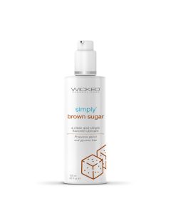 Simply Brown Sugar Flavored Water Based Lubricant 4 Oz.