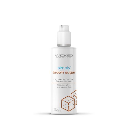 Simply Brown Sugar Flavored Water Based Lubricant 4 Oz.
