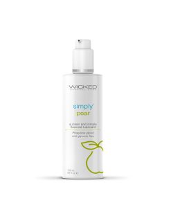 Simply Pear Flavored Water Based Lubricant 4 Oz.