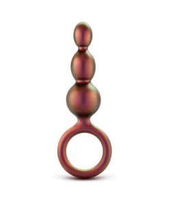 Anal Adventures Matrix Silicone Beaded Loop Plug Copper