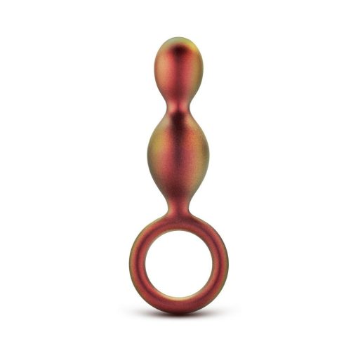Anal Adventures Matrix Silicone Duo Loop Plug Copper - Image 2