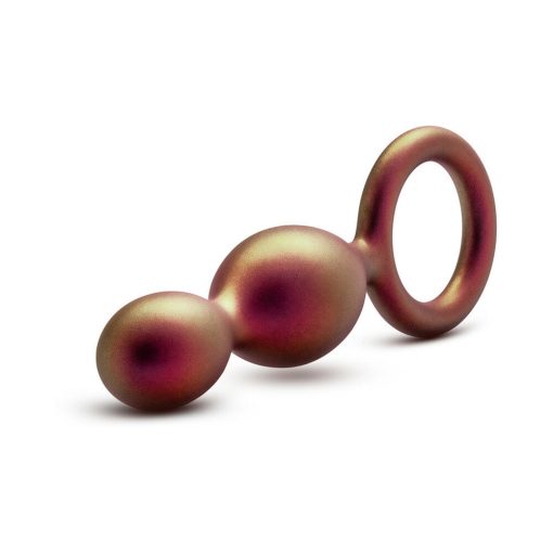 Anal Adventures Matrix Silicone Duo Loop Plug Copper - Image 3