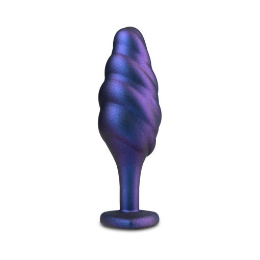 Anal Adventures Matrix Silicone Bumped Bling Plug Sapphire - Image 2