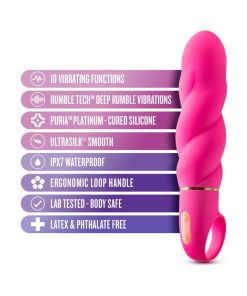 Aria Amazing Af Silicone Vibrator Fuchsia