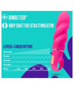 Aria Amazing Af Silicone Vibrator Fuchsia