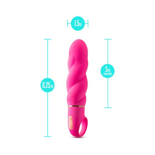 Aria Amazing Af Silicone Vibrator Fuchsia - Image 7