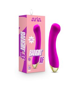 Aria Bangin' Af Rechargeable Silicone G-Spot Vibrator Purple