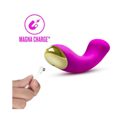 Aria Bangin' Af Rechargeable Silicone G-Spot Vibrator Purple - Image 6