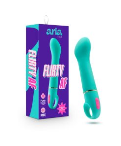 Aria Flirty Af Silicone G-Spot Vibrator Teal