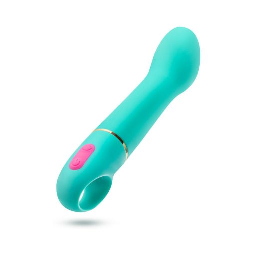 Aria Flirty Af Silicone G-Spot Vibrator Teal - Image 2