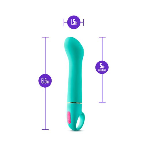 Aria Flirty Af Silicone G-Spot Vibrator Teal - Image 7