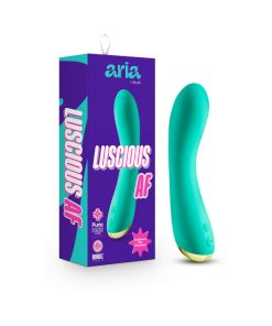Aria Luscious Af Rechargeable Silicone G-Spot Vibrator Teal