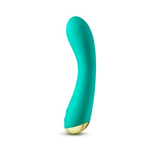 Aria Luscious Af Rechargeable Silicone G-Spot Vibrator Teal - Image 3