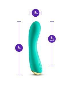 Aria Luscious Af Rechargeable Silicone G-Spot Vibrator Teal