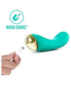 Aria Luscious Af Rechargeable Silicone G-Spot Vibrator Teal