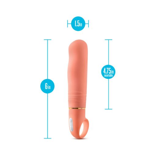 Aria Smokin' Af Silicone Vibrator Coral - Image 5