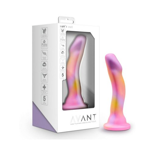 Avant Sun'S Out 7.5 In. Silicone Dildo Pink