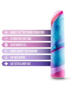 Limited Addiction Fascinate Power Vibe Rechargeable Bullet Peach