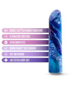 Limited Addiction Mesmerize Power Vibe Rechargeable Bullet Azure