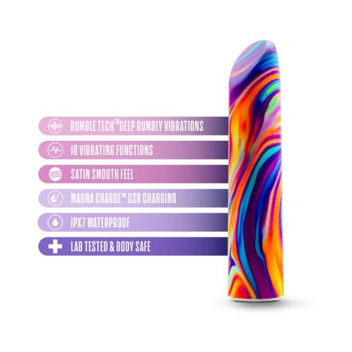 Limited Addiction Psyche Power Vibe Rechargeable Bullet Rainbow - Image 4