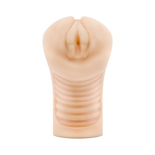 M Elite Soft + Wet Annabella Vagina Stroker With Bullet Vibrator Beige - Image 2