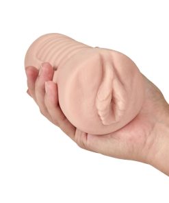 M Elite Soft + Wet Annabella Vagina Stroker With Bullet Vibrator Beige