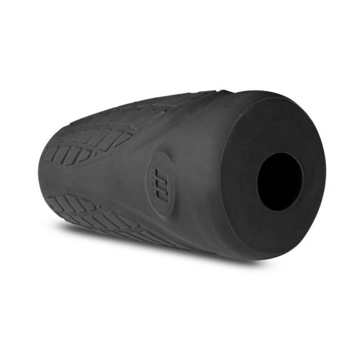 M Elite Platinum Gript Silicone Stroker Black - Image 3